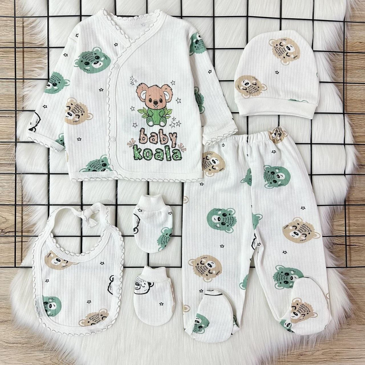 5 PARÇA YENİ DOĞAN ZIBIN SETİ