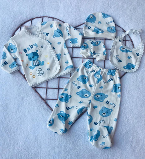 5 PARÇA YENİ DOĞAN ZIBIN SETİ