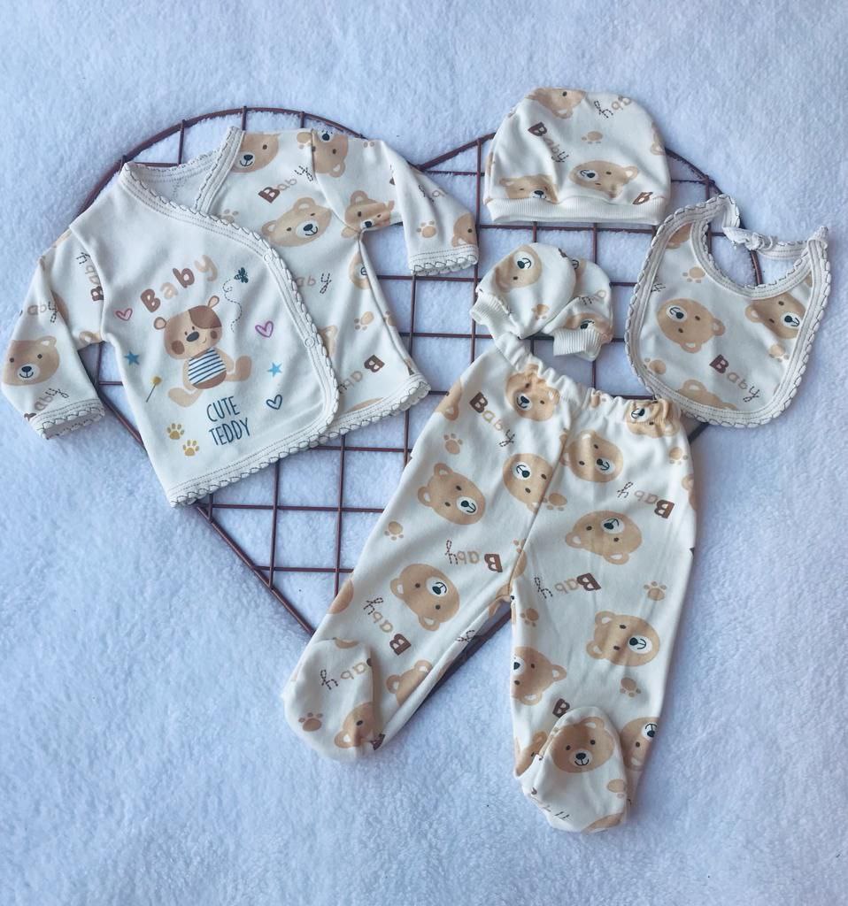 5 PARÇA YENİ DOĞAN ZIBIN SETİ